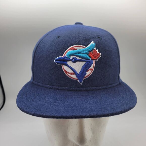 New Era Other - Toronto Blue Jays Unisex Mens Womens 7 3/8 Fitted New Era Wool Hat 59FIFTY MLB